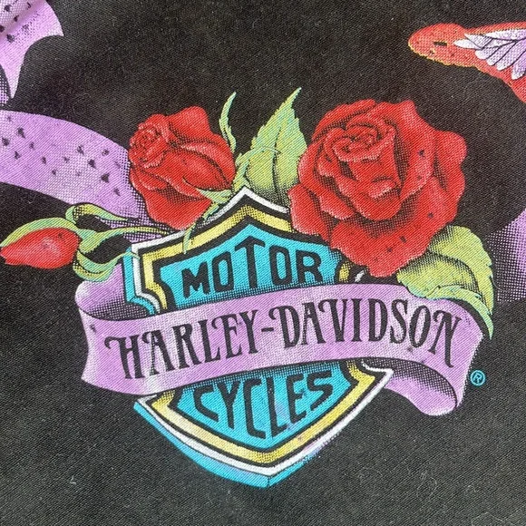 Vintage Harley-Davidson Bandana 1989 - Picture 5 of 8